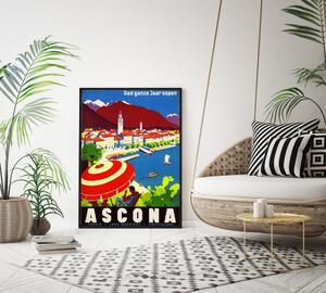 Retro poszterek Retro poszterek Svájc Ascona