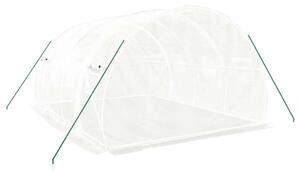 GardenLine Melegház - Acélvázas - 12 m² - Fehér