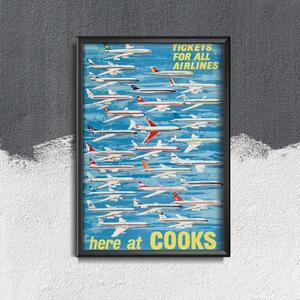 Plakát Plakát Itt a Cooks Airlines
