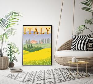 Plakát Plakát Olaszország nézet