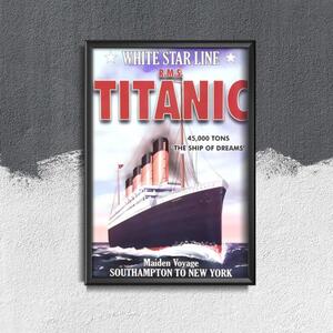 Poszter képek Poszter képek Titanic Southampton New Yorkba