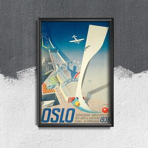 Plakát poszter Plakát poszter Oslo Expo Norvégia