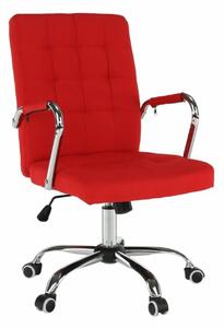 MORGEN piros szövet irodai szék