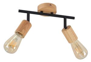 Lindby - Magniva 2 Mennyezeti Lámpa Wood/BlackLindby - Lampemesteren