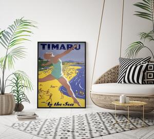 Plakát poszter Plakát poszter Timar Új-Zéland a tenger mellett