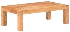 Tömör akácfa dohányzóasztal mézszínű felülettel 110x60x35 cm