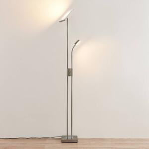 Lindby - Seppa LED Állólámpa Satin NickelLindby - Lampemesteren