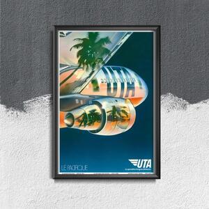 Plakát poszter Plakát poszter Airlines Pacific Uta