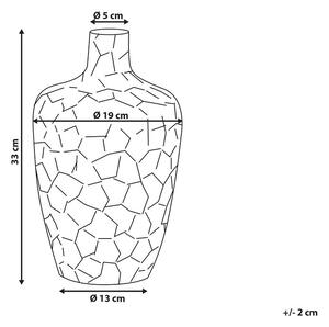 Alumínium Virágtartó váza 33 Ezüst INSHAS