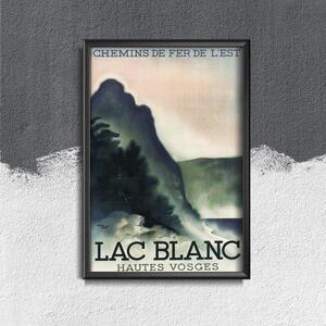 Plakát poszter Plakát poszter Lac Blanc Franciaország