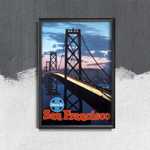 Retro plakát Retro plakát San Francisco