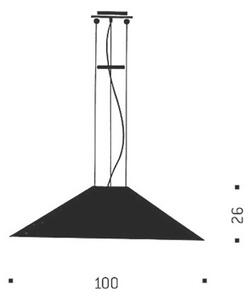 Ingo Maurer - Maru Függőlámpa 200cm - Lampemesteren