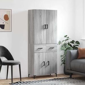 VidaXL szürke sonoma szerelt fa magasszekrény 69,5 x 34 x 180 cm