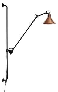 DCW - 214 Fali Lámpa Black/Raw CopperLampe Gras - Lampemesteren