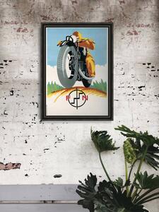 Retro plakát Retro plakát Motorkerékpár fn