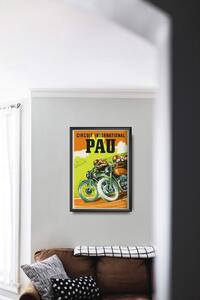 Retro poszterek Retro poszterek Nemzetközi motorkerékpár Circru Pau