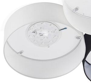 Lindby - Janita 3 LED Mennyezeti Lámpa Grey/Black/WhiteLindby - Lampemesteren