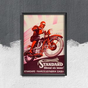 Retro poszterek Retro poszterek Motorkerékpár