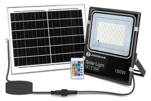 Aigostar B.V. Aigostar - LED RGB Dimmelhető napelemes reflektor LED/150W/3,2V IP66 + távirányító AI1857