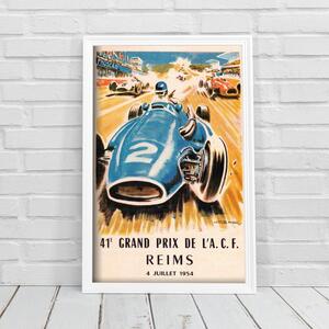 Poszter Poszter Automobile Grand Prix Reims