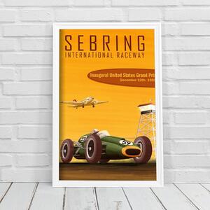 Poszter Poszter Nemzetközi Sebring Racing Tor