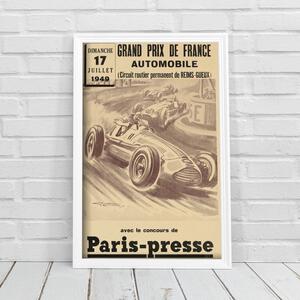 Retro poszterek Retro poszterek Automobile Grand Prix de France