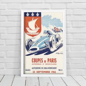 Retro poszterek Retro poszterek Automobile Coupe de Paris