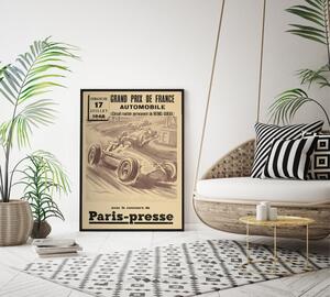 Retro poszterek Retro poszterek Automobile Grand Prix de France
