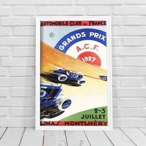 Retro poszterek Retro poszterek Automobile Grand Prix FRANCE