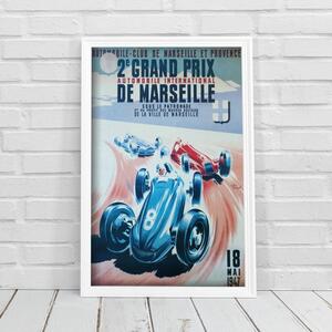 Retro poszterek Retro poszterek Grand Prix de Marseille