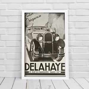 Retro plakát Retro plakát Delahaaye Confort Elegance
