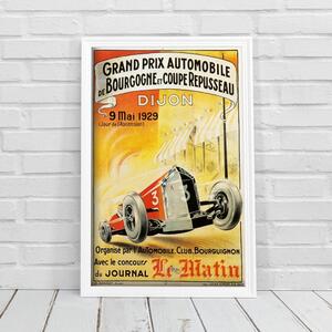 Fali poszter Fali poszter Grand Prix Automobile de Bourgogne és Coupe Reposseu