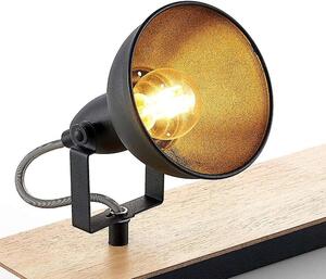 Lindby - Aylis 2 Mennyezeti Lámpa Black/Wood - Lampemesteren