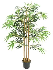 Zöld mű bambuszfa 730 levéllel 120 cm