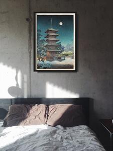 Fali poszter Fali poszter Asakusa Kinryusan a Tsuchiya Koitsu által