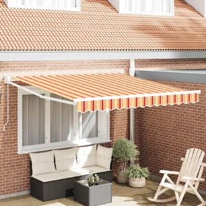 Napernyő Sárga és narancs 300 x 250 cm Poliészter és fém