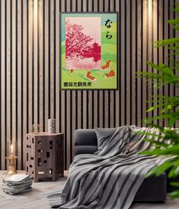 Retro poszterek Retro poszterek Hiroshi Yoshida Ukiyoe cseresznye