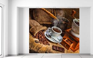 Fotótapéta Kávés világ Anyag: Öntapadó, Méretek: 268 x 240 cm