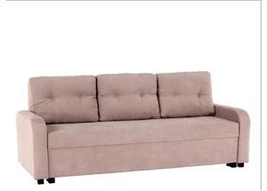 PORTO rózsaszín szövet kanapé