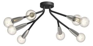 Lucande - Carlea 8 Mennyezeti Lámpa Black/Nickel - Lampemesteren