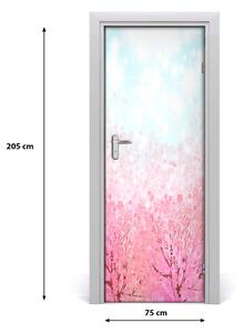 Ajtó méretű poszter Cseresznye virágok 75x205 cm