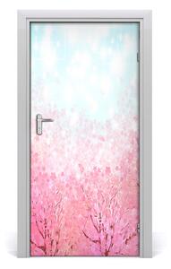Ajtó méretű poszter Cseresznye virágok 75x205