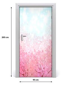 Ajtó méretű poszter Cseresznye virágok 75x205