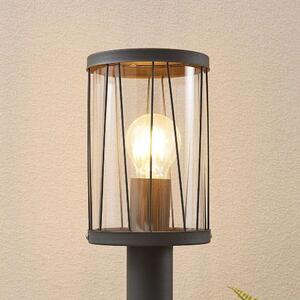 Lindby - Yonan Kültéri Oszlop Lámpa H60 Dark Grey/ClearLindby - Lampemesteren