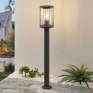 Lindby - Yonan Kültéri Oszlop Lámpa H80 Dark Grey/ClearLindby - Lampemesteren