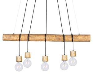 Envostar - Terra 5 Függőlámpa Light Wood/Wood - Lampemesteren