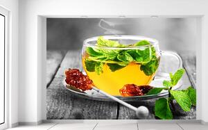 Fotótapéta Tea világ Anyag: Öntapadó, Méretek: 200 x 135 cm