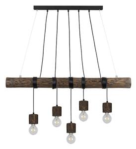 Envostar - Terra 5 Függőlámpa Dark Wood/Wood - Lampemesteren