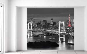 Fotótapéta Szivárványhíd Tokió Anyag: Öntapadó, Méretek: 268 x 240 cm