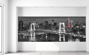 Gario Fotótapéta Szivárványhíd Tokió Anyag: Vlies, Méret: 268 x 100 cm